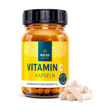 Přírodní Vitamín C 120 kapslí - lahvička, kapsle