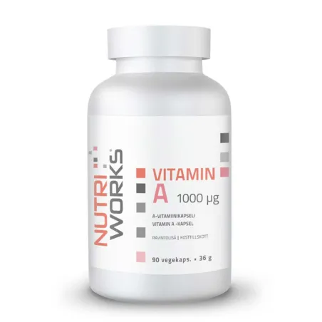 Vitamin A 1000 mcg 90 kapslí