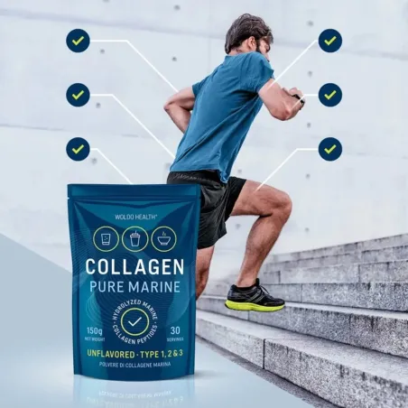doplněk stravy 100 % hydrolyzovaný mořský kolagen 150 g benefity