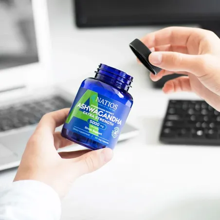 NATIOS Ashwagandha Extract, 5000 mg, Extra Strength obal