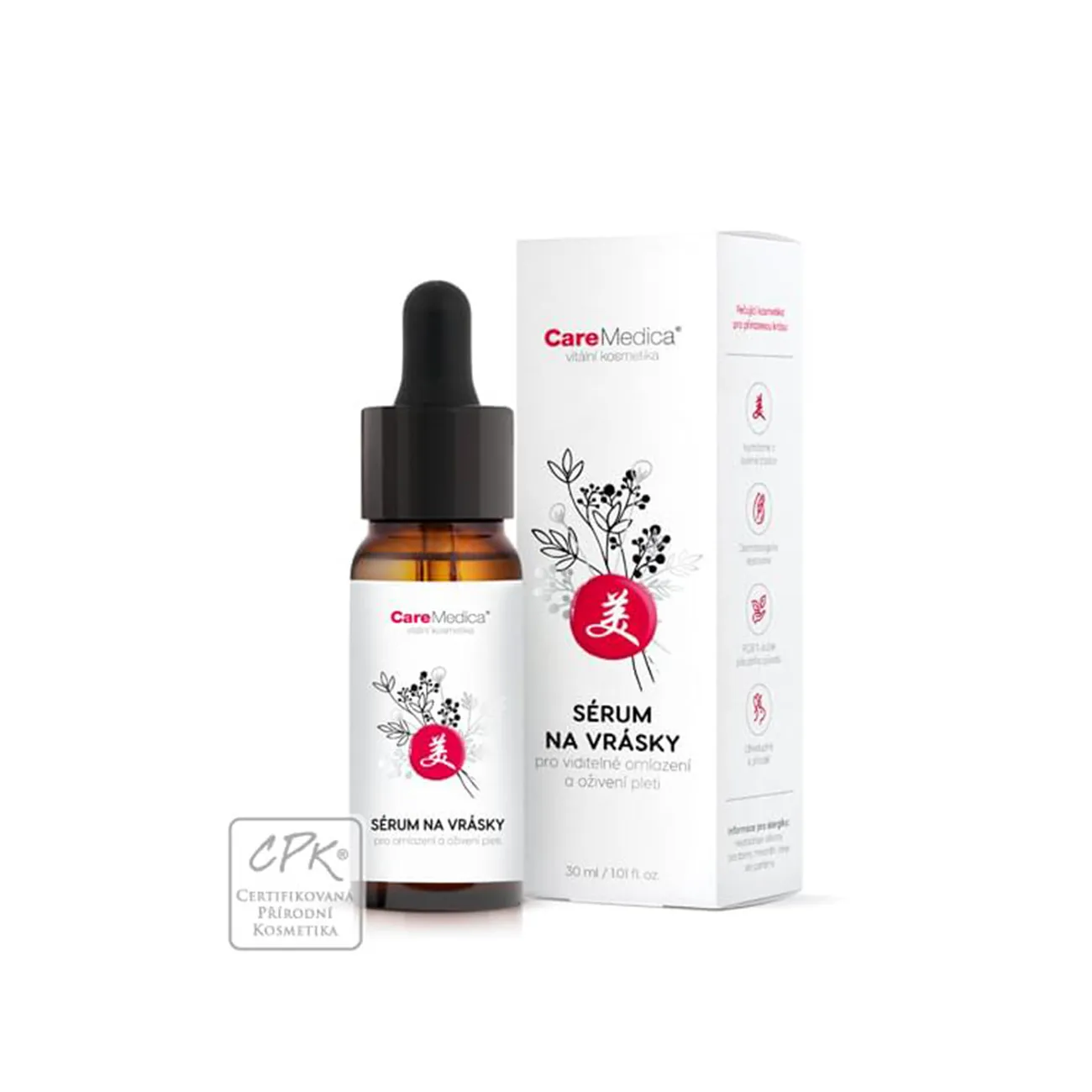 CareMedica Sérum na vrásky 30 ml - obal