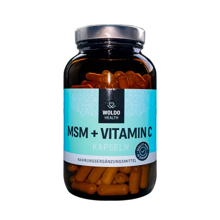 MSM s Vitamínem C 180 kapslí