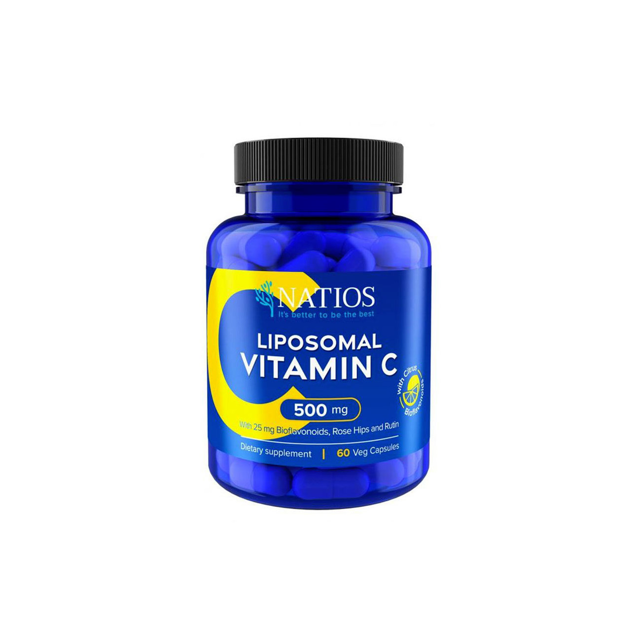 Vitamin C Liposomální, 500 mg, 60 veganských kapslí