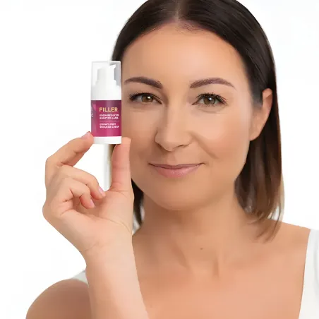 FILLER Krém pro redukci vrásek kolem očí 15 ml - lahvička modelka