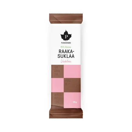 RAW Čokoláda malina 70% kakaa 36 g - obal