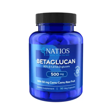 Natios Betaglucan, Betaglukany s Camu Camu, 500 mg lahvička