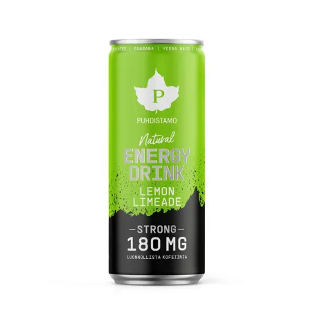 Natural Energy Drink STRONG 330 ml lemon