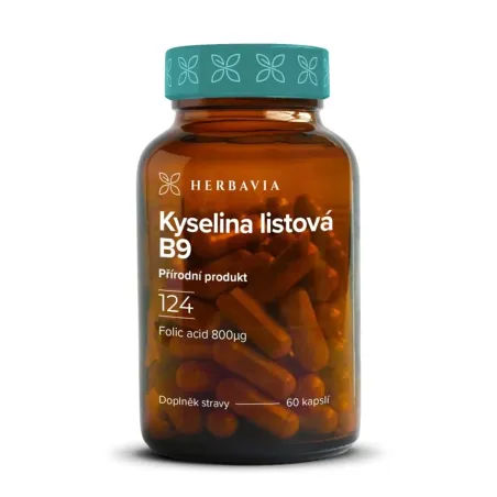 Herbavia Kyselina listová (vitamín B9) 60 kapslí